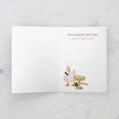 Duck Pun Birthday Card Feiertagskarte (Innenseite)