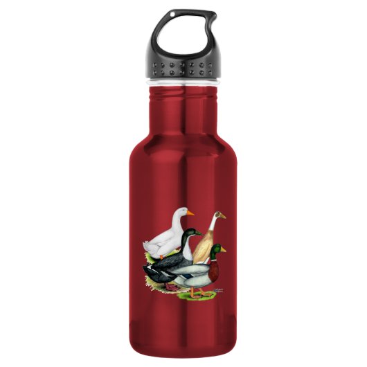 Duck Quartet Trinkflasche (Vorderseite)