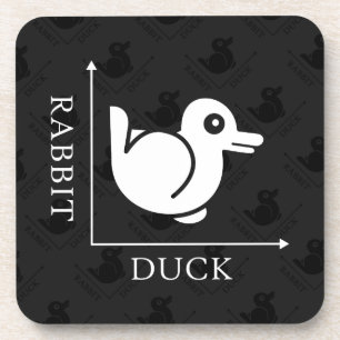 Duck Rabbit Illusion Getränkeuntersetzer