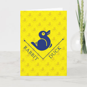 Duck Rabbit Illusion Karte