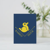 Duck Rabbit Illusion Postkarte (Stehend Vorderseite)