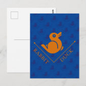 Duck Rabbit Illusion Postkarte (Vorne/Hinten)