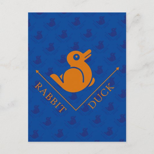 Duck Rabbit Illusion Postkarte (Vorderseite)
