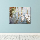 Duck Reflections ll Leinwanddruck (Insitu (Holzboden))
