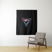 Duck Retro 80er EDM Synthwave Gift T - Shirt Wandteppich (Beispiel)