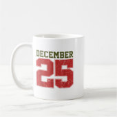 Duck Retro Halls Christmas Mallard Xmas Duck Happy Kaffeetasse (Links)
