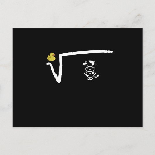 Duck Root T - Shirt N-TE Postkarte (Vorderseite)