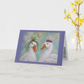 Duck Royalty Card Karte (Gelbe Blume)