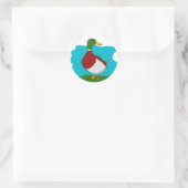 Duck Runder Aufkleber (Tasche)