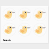 DUCK RUNDER AUFKLEBER (Blatt)