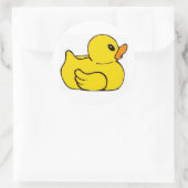 Duck Runder Aufkleber (Tasche)