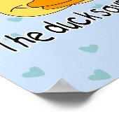 Duck Says Quack Poster (Ecke)