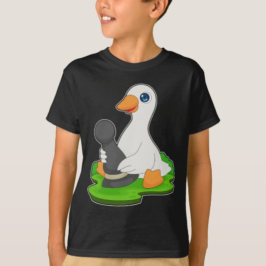 Duck Schach Pawn Schach T-Shirt (Vorderseite)
