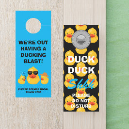 Duck Shhh & Out mit Duckblast Türanhänger