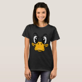 Duck Shirt Adult Kids Men Women Yellow Duck Face C (Vorne ganz)