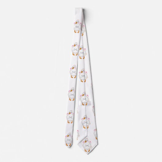 Duck Shy Fingers Neck Tie Krawatte (Rückseite)