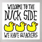 Duck Side Crackers Funny Poster (Vorne)
