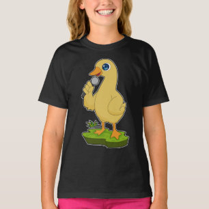 Duck Singer Microphone Music T-Shirt