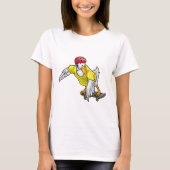 Duck Skater Skateboard T-Shirt (Vorderseite)