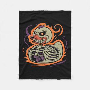 Duck Skeleton Rubber Duckie Costume Party Fleecedecke