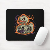 Duck Skeleton Rubber Duckie Costume Party Mousepad (Mit Mouse)