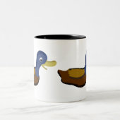 Duck Smile Zweifarbige Tasse (Mittel)
