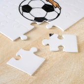 Duck Soccer Player Soccer Puzzle (Seite)