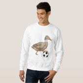 Duck Soccer Player Soccer Sweatshirt (Vorne ganz)