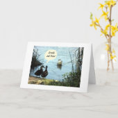 DUCK SPASS=NICHT VERLASSEN/VERGESSEN KARTE (Gelbe Blume)