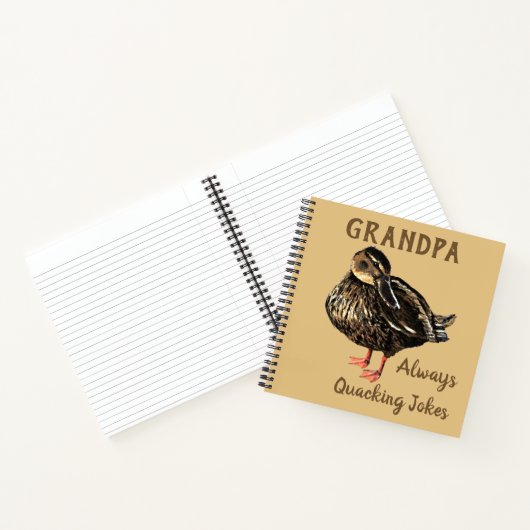 Duck Spiral Notebook Notizblock (Innenseite)