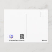 Duck Spreading Wings DIY Postkarte (Rückseite)