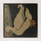Duck - Square Animals Illustration Jigsaw Puzzle (Vertikal)