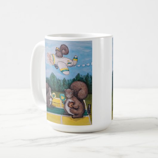 Duck Squirrels Tasse (Vorderseite Links)