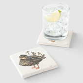 Duck Stone Untersetzer (Seitenansicht)