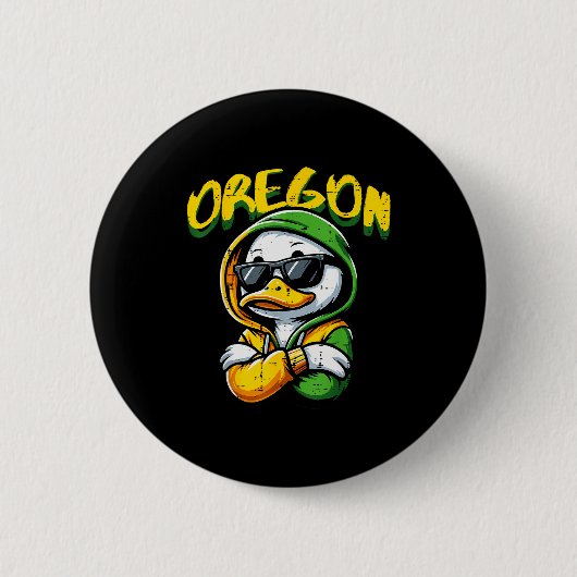 Duck Sungles Girls Boys Youth Teen Kids Men Women Button (Vorderseite)