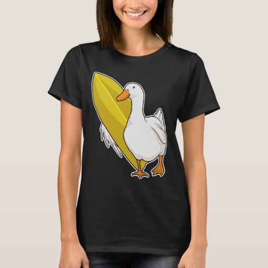 Duck Surfboard T-Shirt (Vorderseite)