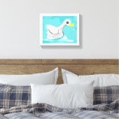 Duck Swimmer Leinwanddruck (Insitu (Schlafzimmer))