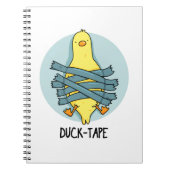 Duck Tape Funny Duct Tape Pun Notizblock (Vorderseite)