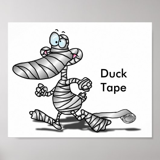 Duck Tape Print Poster (Vorne)
