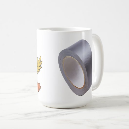 duck tape sarcasm kaffeetasse (VorderseiteRechts)