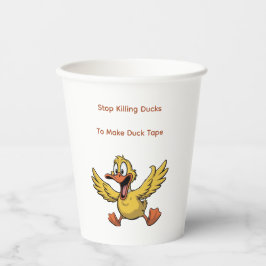 Duck Tape Sarkasmus Pappbecher