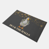 Duck the Halls Festivals Weihnachten Fußmatte (Schrägansicht)