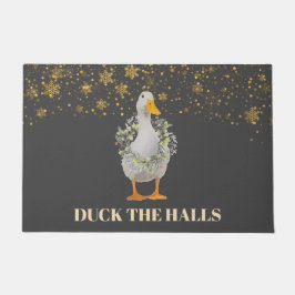 Duck the Halls Festivals Weihnachten Fußmatte