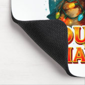 Duck The Halls Funny Christmas Lights Hunting Seas Mousepad (Ecke)
