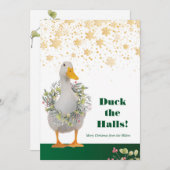 Duck the Halls White Duck Weihnachten (Vorne/Hinten)