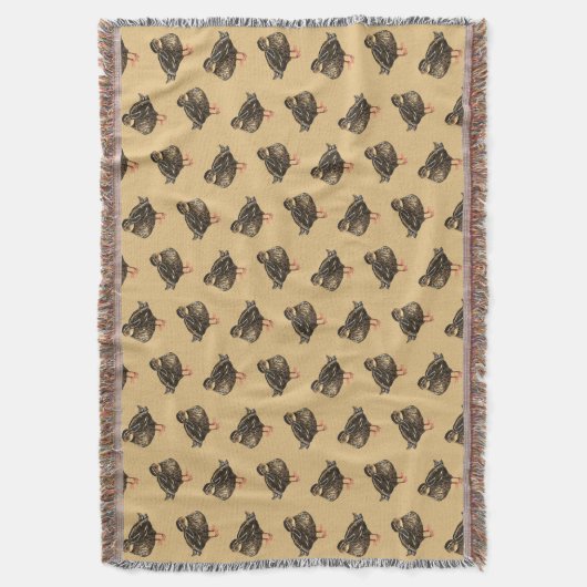Duck Throw Blanket Decke (Vorderseite Vertikal)