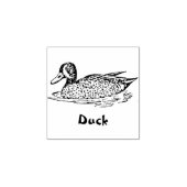 DUCK TIERE RUBBER-BRIEFMARKE GUMMISTEMPEL (Prägung)
