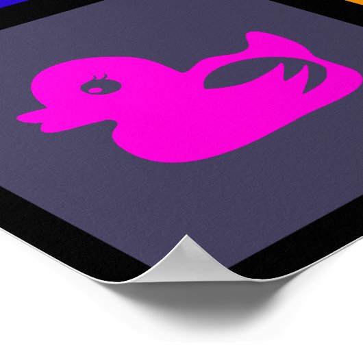 Duck Tile Wallpaper Poster (Ecke)