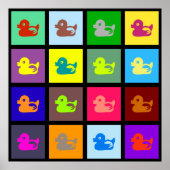 Duck Tile Wallpaper Poster (Vorne)