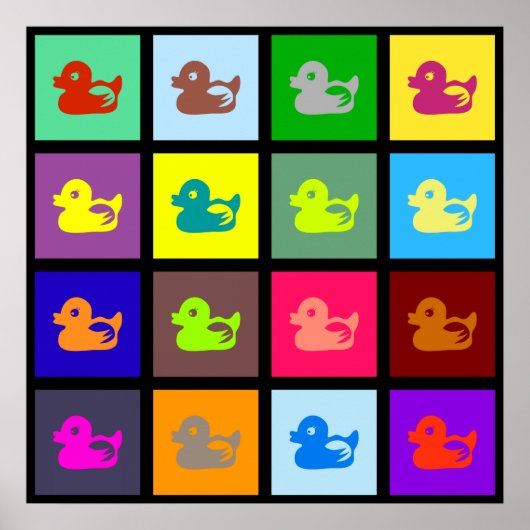 Duck Tile Wallpaper Poster (Vorne)